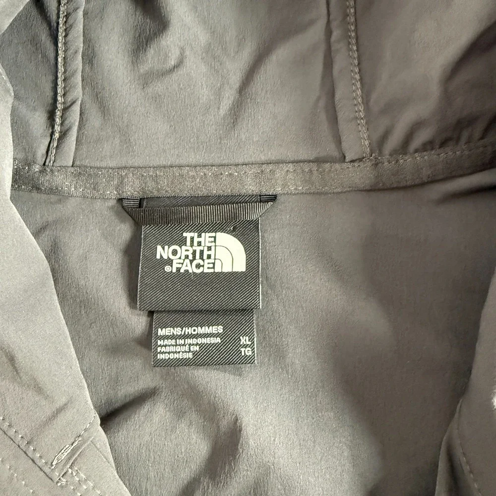 The North Face Jacket Mens XL Gray Dome 2 Stretch Windwall Windbreaker Outdoor